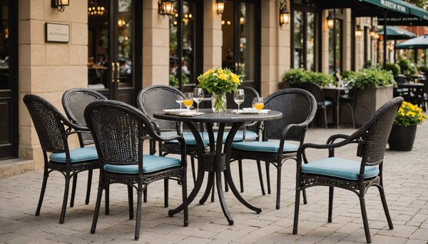 Chaises de terrasse : alliez confort et style pour votre restaurant