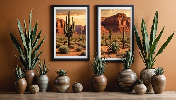 Affiches décoratives artistiques : l'élégance du sud-ouest à la maison
